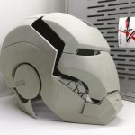 Casco Iron Mark 2-7 Raw cast, Cosplay LARP 1:1, Separato