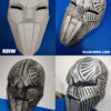 Darth Sith Knighs Acolyte Mask / helmet complete V2,  Raw cast - Painted Cosplay LARP 1:1 - immagine 2